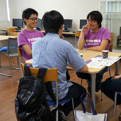 在学生との懇談コーナー