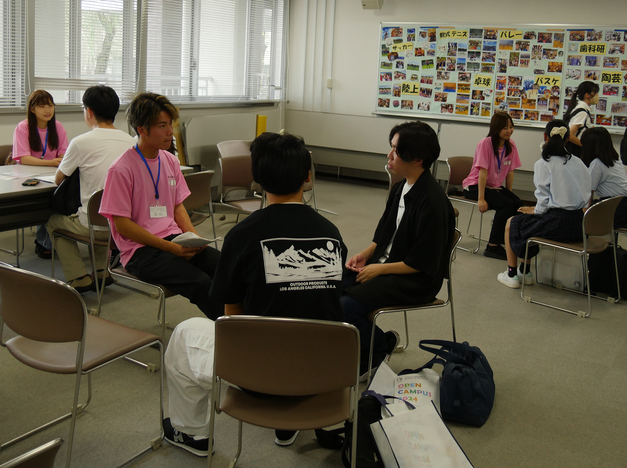 在学生との懇談コーナー